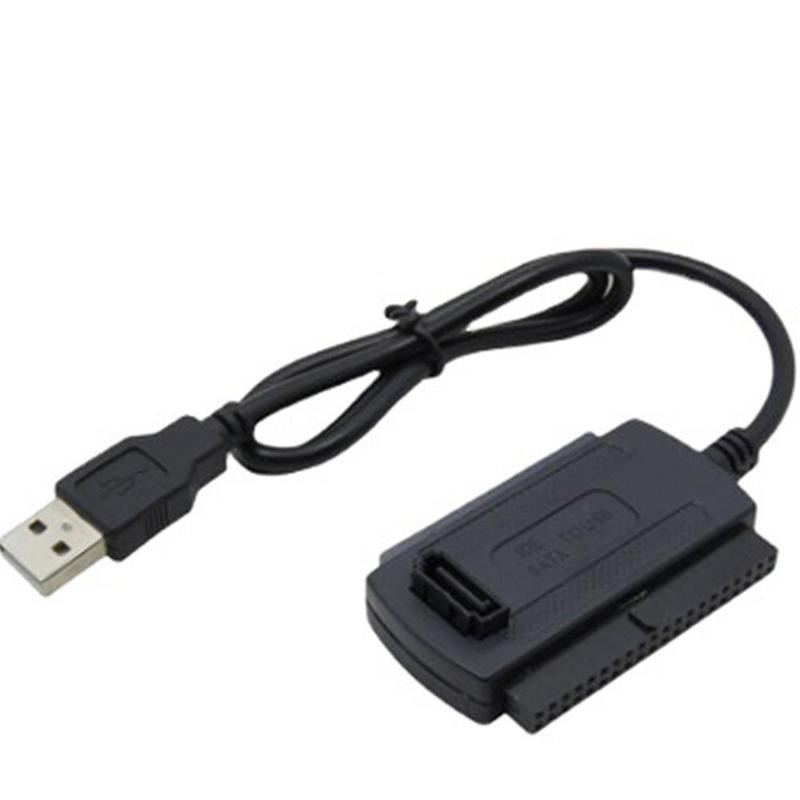 USB to IDE 2.5/3.5/SATA three-in-one adapter cable, easy-drive cable for USB/IDE+SATA.